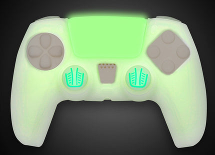 Funda Silicona Blade Fr-Tec Custom Kit Glow In The Dark Para Mando Ps5  Verde
