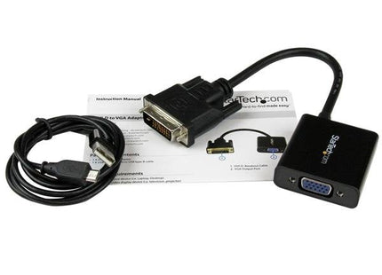 Startech Convertidor Activo  Dvi-D  A  Vga 1080p -1920x1200  Dvi2vgae