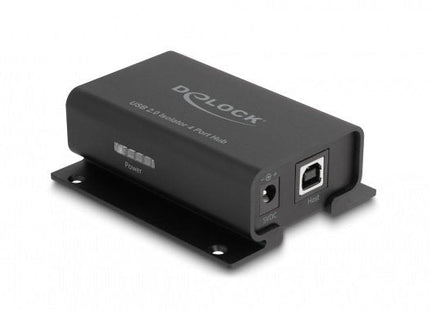 Delock 64226 Concentrador Aislador Usb 2.0 De 4 Puertos Con Aislamiento De 5 Kv Para Líneas De Datos