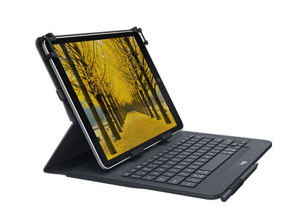 Logitech 920-008337, Qwertz, Alemán, Universal, Ipad Air 2 Ipad Air Ipad 2 Ipad 3 Ipad 4 Samsung Galaxy Tab ® A-9.7 In Galaxy Samsung Tab S..., Negro, 25,4 Cm (10")