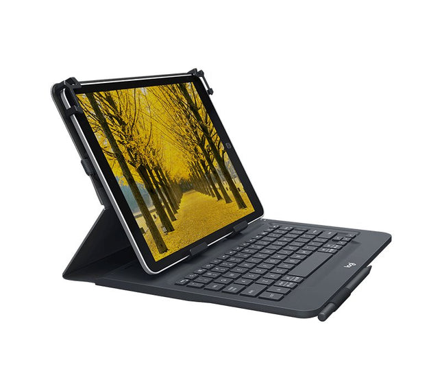 Logitech 920-008337, Qwertz, Alemán, Universal, Ipad Air 2 Ipad Air Ipad 2 Ipad 3 Ipad 4 Samsung Galaxy Tab ® A-9.7 In Galaxy Samsung Tab S..., Negro, 25,4 Cm (10")