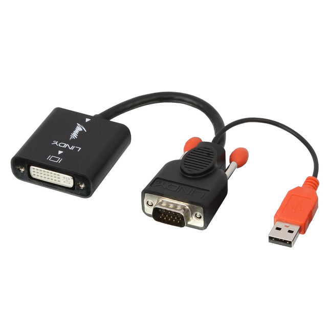 Lindy Convertidor Vga A Dvi-D 1920x1200 Alimentación Por Usb