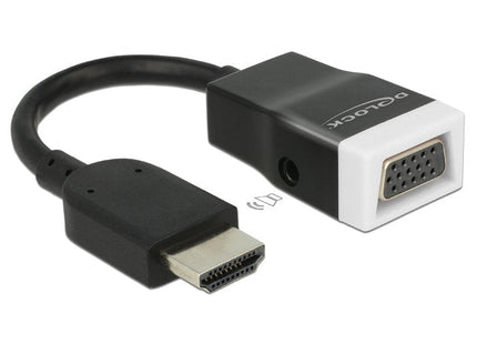 Delock Adaptador Hdmi-A Macho A Vga Hembra Con Audio