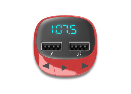 Energy Sistem Car Transmitter Fm Red (Microsd,Mp3)