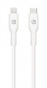 EAN 0766623394505 - Manhattan 394505 cable de teléfono móvil Blanco 0,5 m USB C Lightning imagen 4