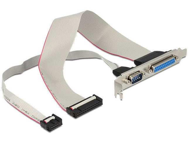 Delock 83445 Adaptador Bracket  1x D-Sub25 + 1x D-Sub9