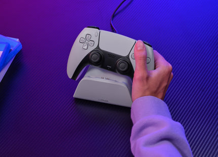 Base De Carga Rapida Para Ps5 Gxt 255 Blanco Trust Soporte De Carga Rápida / Indicadores Lumínicos