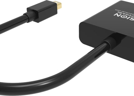 Vision Tc-Mdpvga/Bl Adaptador De Cable De Vídeo Mini Displayport Vga [D-Sub] Negro