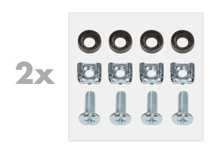 Logilink 19 "Montaje En Pared 2 U, Negro