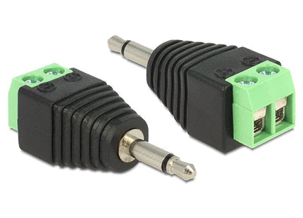 Delock Adaptador Stereo Jack 3.5 Mm  Terminal Block 2 Pin