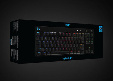 Teclado Ingles Logitech G Pro Gaming Usb Qwerty Internacional De Ee.Uu. Negro