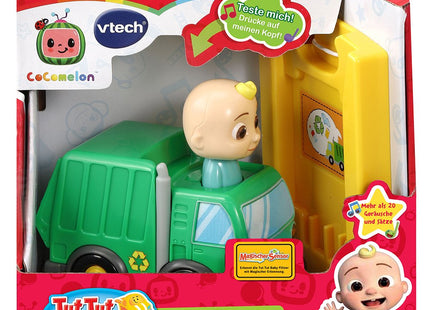 Camión De Basura De Jj, Vehículo De Juguete Vtech Tut Tut Baby Flitzer - Cocomelon   80-561404