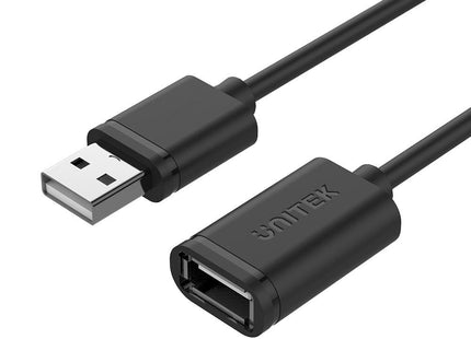 Unitek Y-C447gbk Cable Usb Extensión 0.5m 2.0 Black