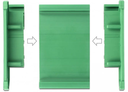 Delock Soporte De Placa De Circuito Para Carril Din De 5 Cm De Largo