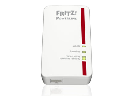 Avm Fritz! Powerline 1240e Wlan 1200mbit/S Ethernet Wifi Rojo, Color Blanco 2pieza(S) Adaptador De R
