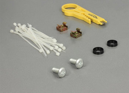 Delock 43316 19" Patch Panel 24 Port Cat.6 0.5 U Black