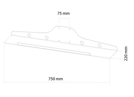 Newstar Keyb-V100componente Para Montaje (Estante) Para Teclado / Ratnplatainterfaz De Montaje: 75 X 75 Mm