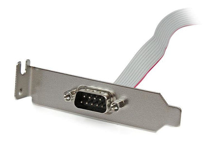 Startech Bracket Serie Db9 Rs232 A Idc 10 Pines Placa Base Perfil Bajo 0.4m Plate9m16lp