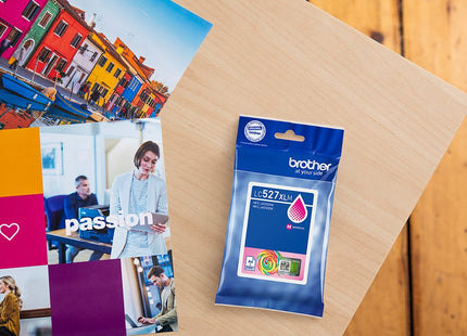 Tinta Brother  Magenta De Larga Duracion Lc527xlm 2.000 Paginas