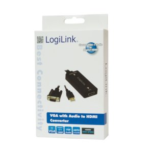 Logilink Cv0060 Convertidor Vga Con Audio A Hdmi Cumple Con Alta Velocidad