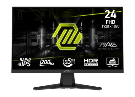 Monitor Msi Mag 244f 23.6" 1920 X 1080 Pixeles Full Hd Lcd Negro