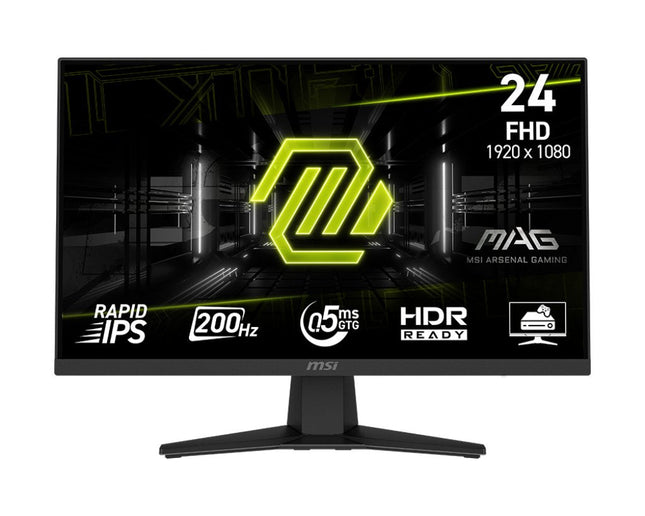 Monitor Msi Mag 244f 23.6" 1920 X 1080 Pixeles Full Hd Lcd Negro