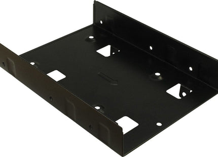 Inter-Tech 88885232 Panel Bahía Disco Duro 2x 2,5" Panel Embellecedor Frontal Negro