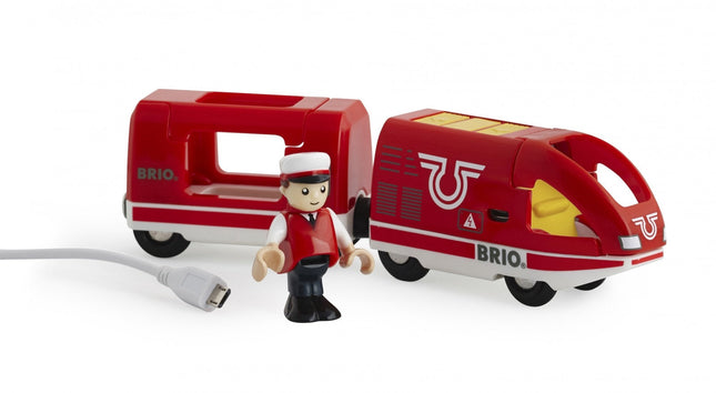 Brio Tren De Pasajeros A Batería World Red, Vehículo De Juguete 33746