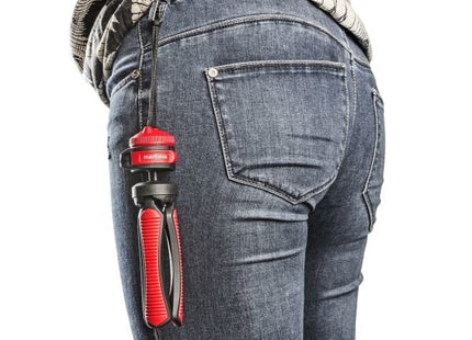 Mantona 21408 Tripode Smartphone/Cámara Digital 3 Pata(S) Negro, Rojo