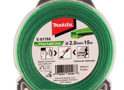 EAN 0088381555487 - Makita E-01769 accesorio para cortaborde y desbrozadora Bobina de hilo para desbrozadora imagen 2