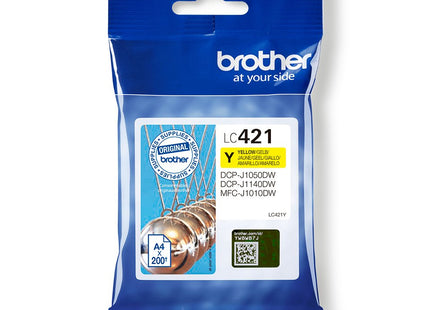 Brother Tinta Amarillo Mfc-J1010dw / Dcp-J1050dw