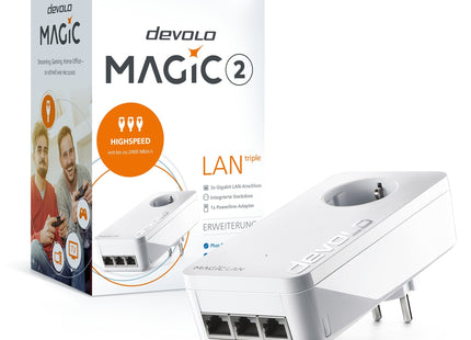 Devolo Magic 2 Lan Triple + Single, Powerline 8502