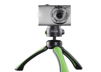 Mantona 21407 Tripode Smartphone/Cámara Digital 3 Pata(S) Negro, Verde