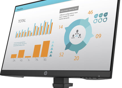 Hp Monitor P24 G4,Ips 23.8",1920x1080,3 Años
