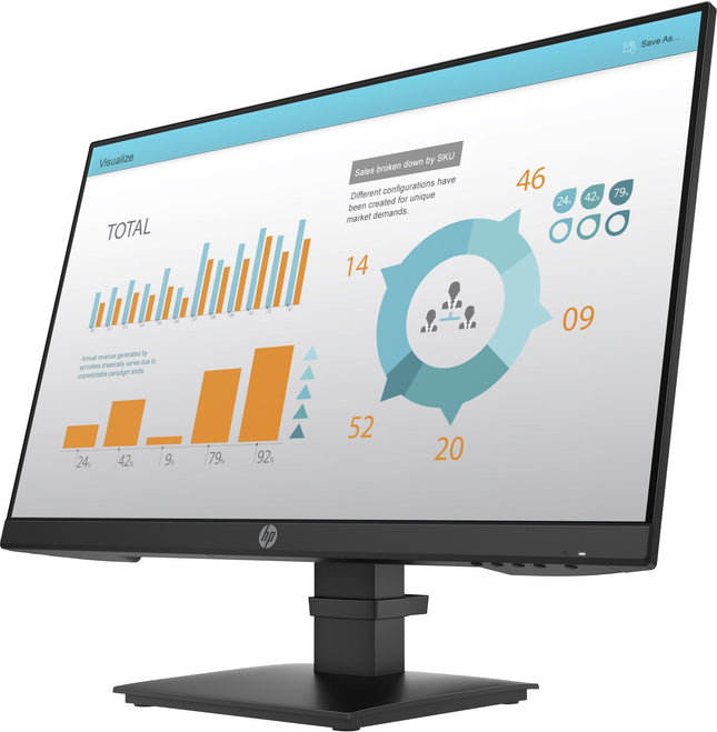 Hp Monitor P24 G4,Ips 23.8",1920x1080,3 Años