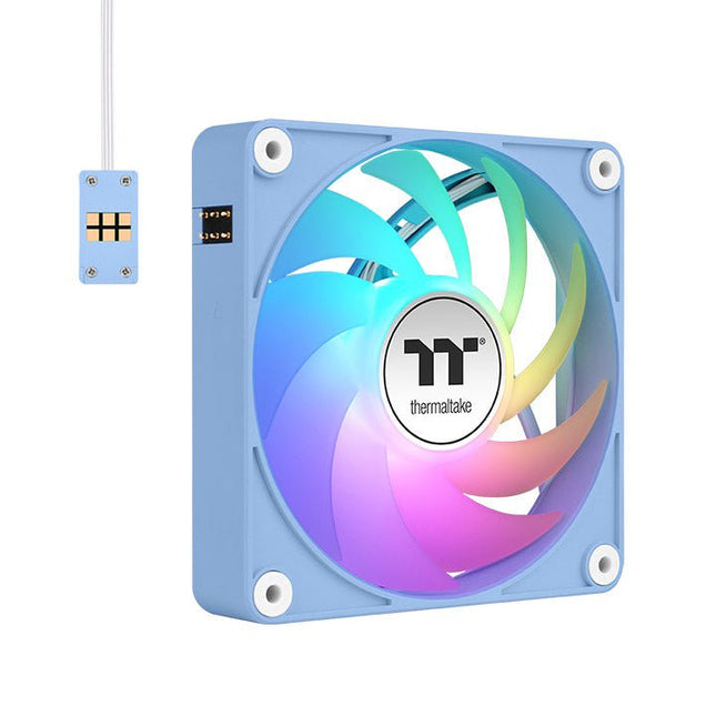 Ventilador Pc Thermaltake Ct140 Ex Argb Sync  Cooling Fan Azul Claro, Paquete De 3 Cl-F197-Pl14bu-A