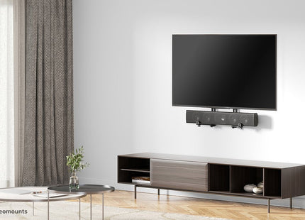 Neomounts Soporte Universal Para Barras De Sonido, Ajustable En Profundidad (7,7-21,5 Cm) 15kg Awl29-650bl1