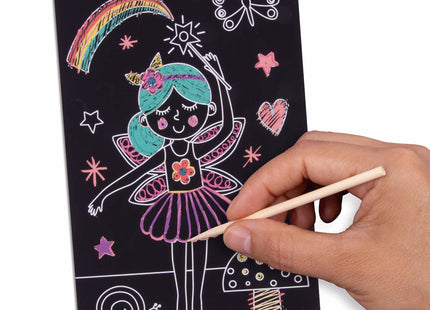 Apli Mini Láminas Rasca Y Dibuja Set Scratch&Draw Caja Expositora De 12 Surtidos +4 Años