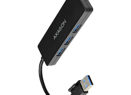 EAN 8595247904362 - Axagon HUE-G1A hub de interfaz USB 3.2 Gen 1 (3.1 Gen 1) Type-A 5000 Mbit/s Negro imagen 1