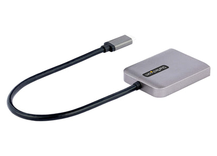 Startech Adaptador Usb Tipo C A 2 Puertos Displayport 4k 60hz - Multiplicador Mst Usb C A 2x Dp Con Modo Alt De Dp 1.4 Dsc 30cm