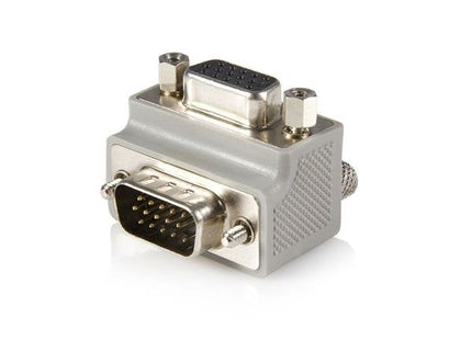 EAN 0065030833134 - StarTech.com Right Angle VGA / VGA Cable Adapter Type 1 - M/F DB15 Gris imagen 1