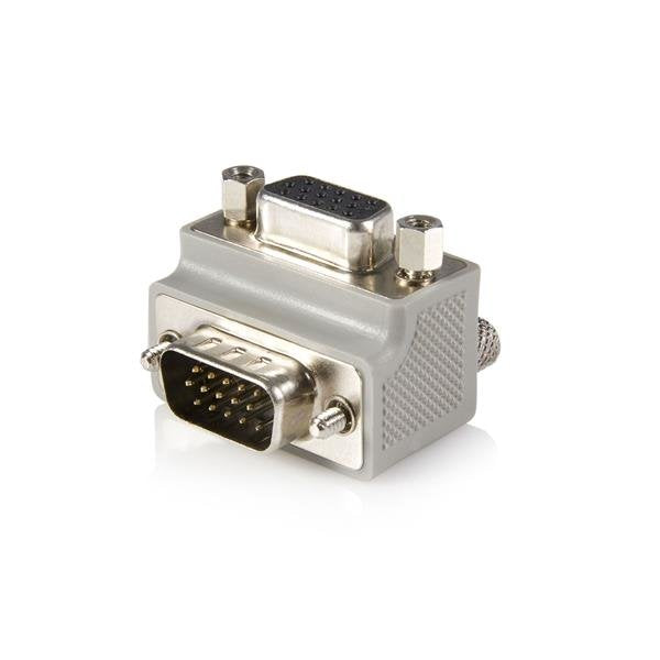 EAN 0065030833134 - StarTech.com Right Angle VGA / VGA Cable Adapter Type 1 - M/F DB15 Gris imagen 1