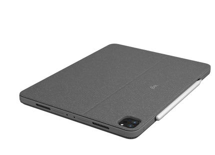 Logitech Combo Touch Caja De Teclado Y Folio Con Panel Táctil Luz Trasera Apple Smart Connector Qwertz Suizo Gris Oxford Para Apple Ipad Pro De 12 9" (5ª Generación)