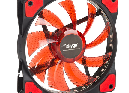 Ventilador Akyga System Aw-12e-Br 120mm 33 Led Rojo Molex
