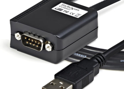 EAN 0065030836548 - StarTech.com ICUSB422 cambiador de género para cable DB9 M USB-A FM Negro imagen 5