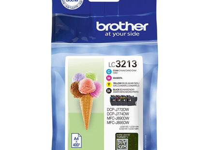 Tinta Original Brother Lc-3213val Multipack Cian Magenta Amarillo Negro