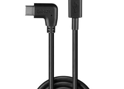 Cable  Lindy 32005 Usb 2.0 1 M Usb C Negro