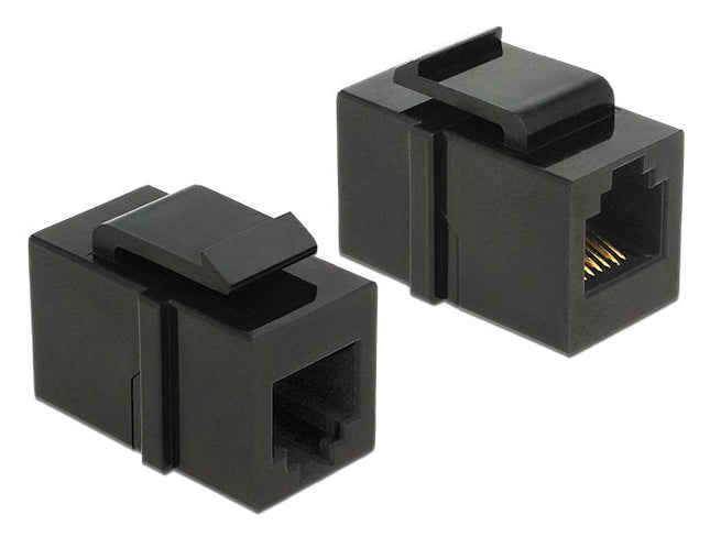 Conector Keystone Delock Rj12 Cat3 Negro
