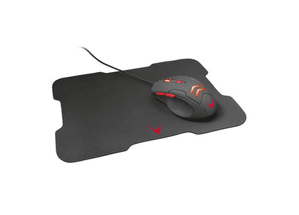 Omega Varr Kit Gaming Raton 1000 - 3200dpi + Alfombrilla Xl Negro/Rojo Vsetmpx4