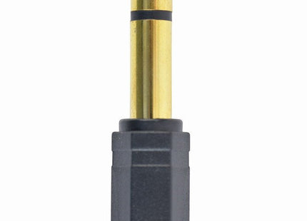 Gembird A-6.35m-3.5f Adaptador De Audio Jack 6,35 Mm A 3,5 Mm, Negro